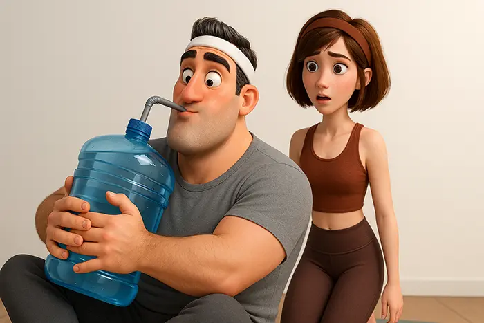 Farene ved å drikke for mye vann